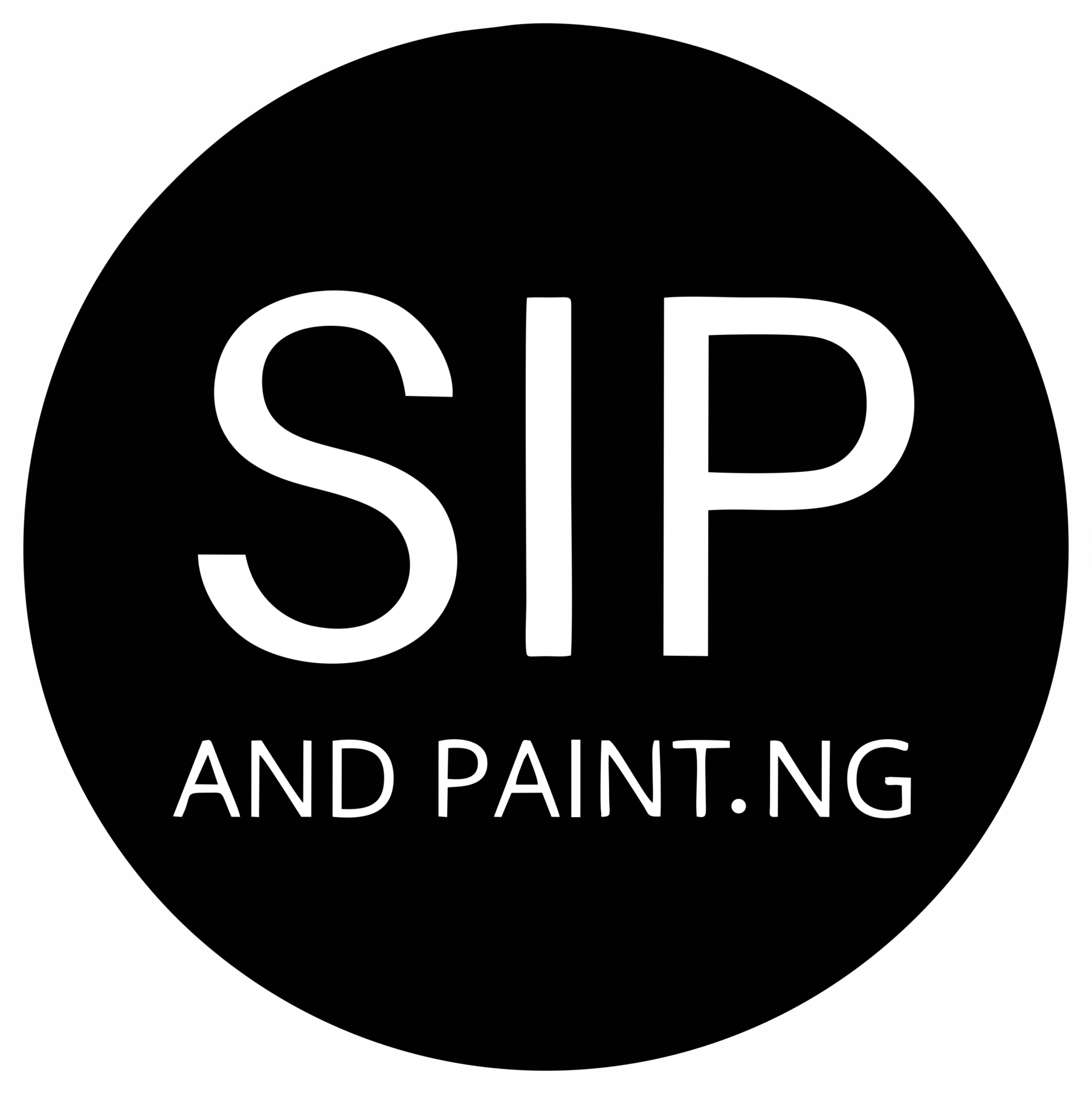 Sip and Paint .NG logo
